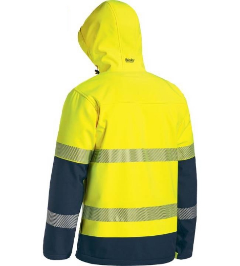 Picture of Bisley, Taped Hi Vis Ripstop Bonded Fleece Jacket